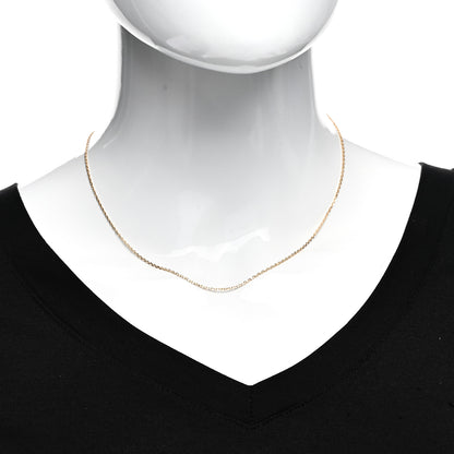 Van Cleef & Arpels 18K Yellow Gold Trace Chain Necklace 2 of 6