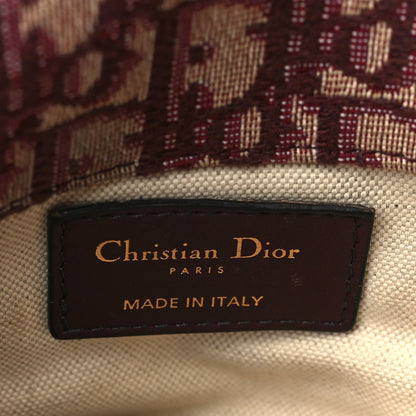 Christian Dior Oblique Saddle Pouch Bordeaux 6 of 9