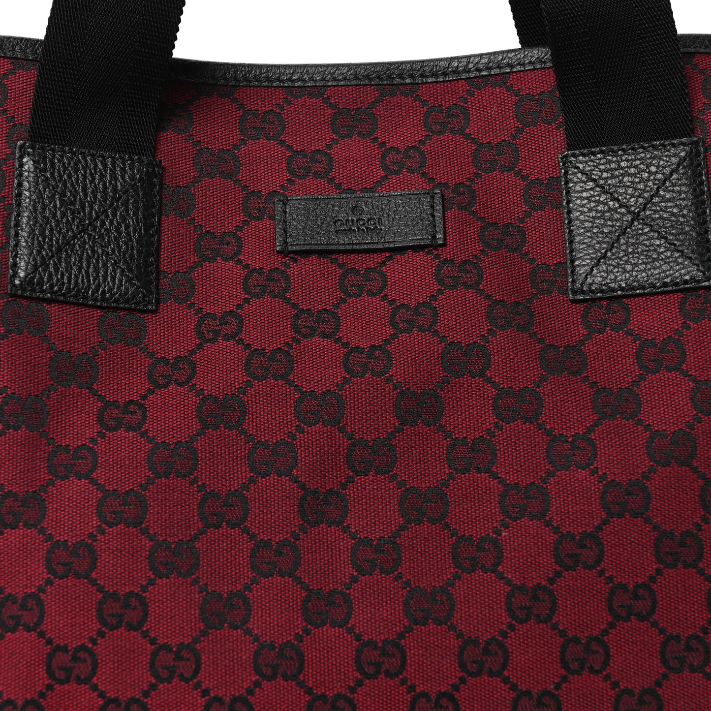 Monogram Travel Bag Red Black