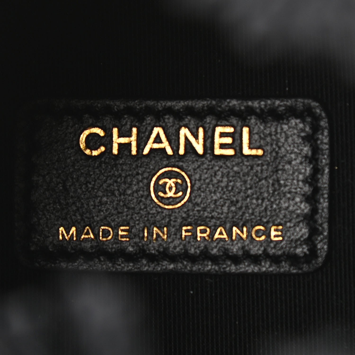 Chanel Denim Quilted Mood Mini Bucket With Chain Black Multicolor 6 of 11