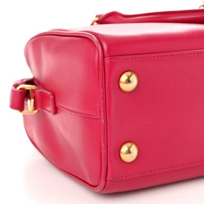 Saint Laurent Calfskin Classic Baby Duffle Fuchsia 8 of 12