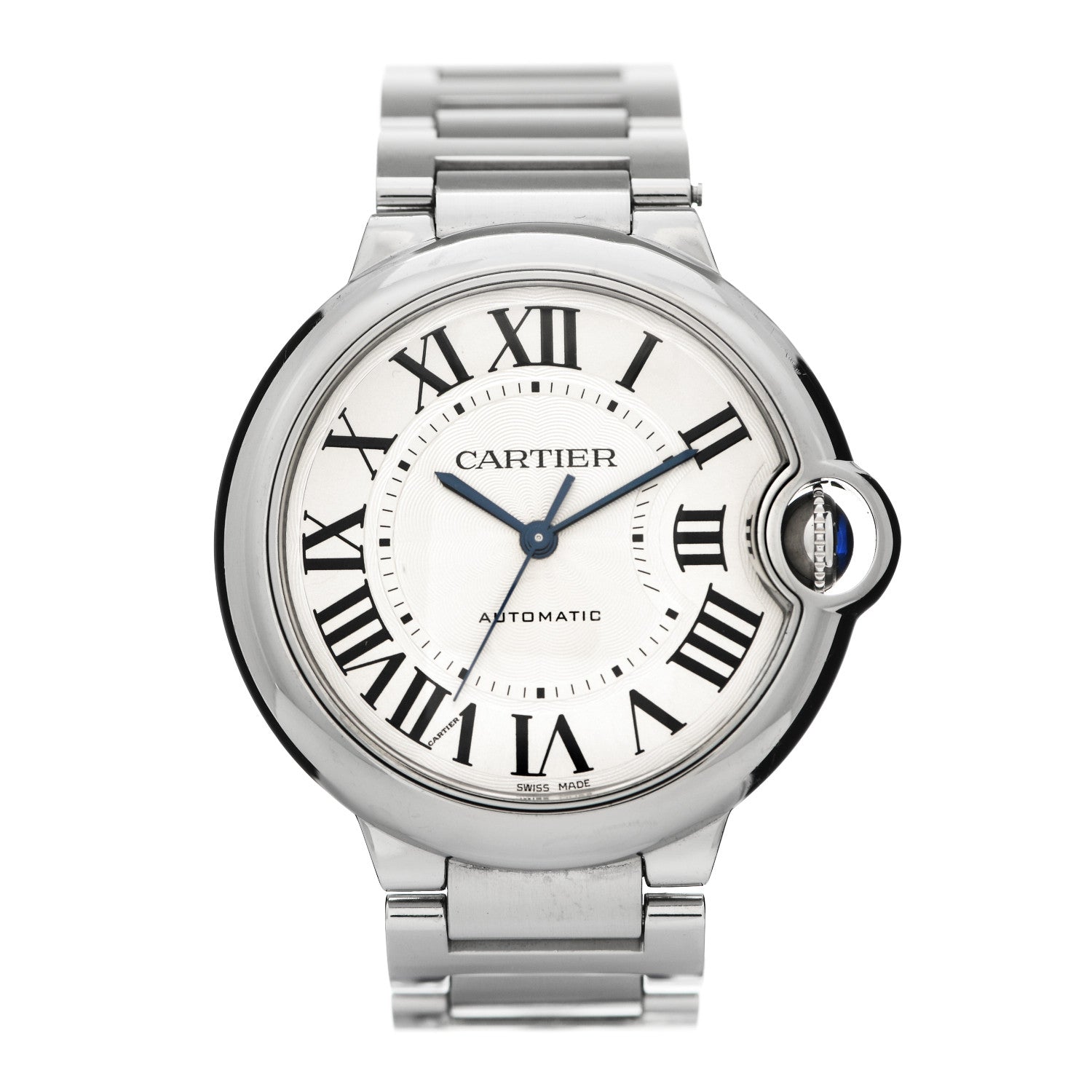 Cartier Stainless Steel 36mm Ballon Bleu De Cartier Automatic Watch 1 of 6