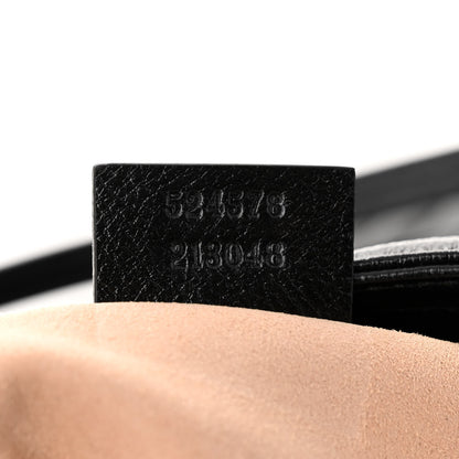 Gucci Vintage Calfskin Matelasse Medium GG Marmont Slim Tote Black 7 of 10