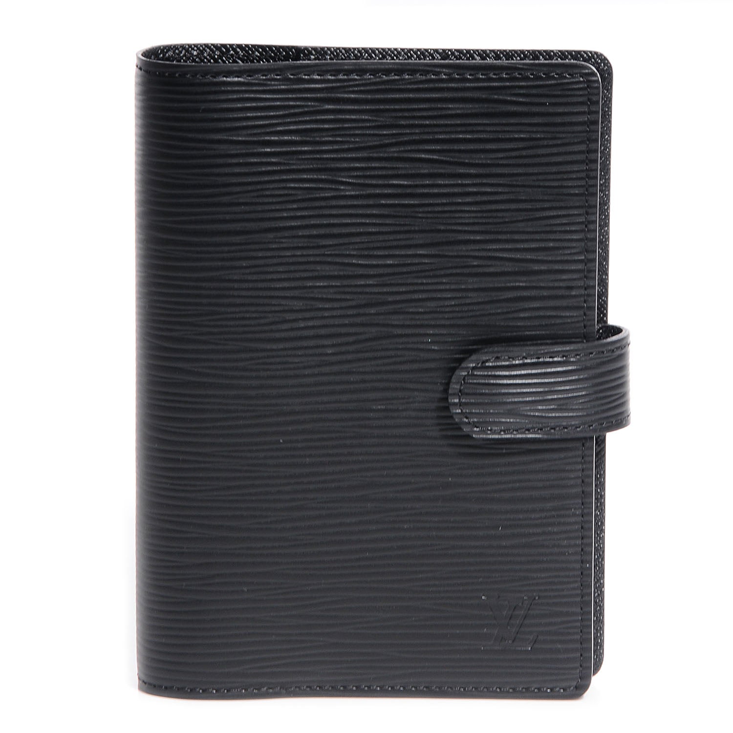 Louis Vuitton Epi Small Ring Agenda Cover Black 1 of 7
