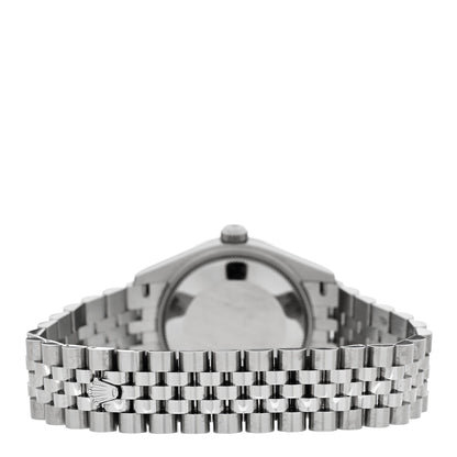 Rolex Stainless Steel 18K White Gold Diamond Mother of Pearl 31mm Oyster Perpetual Datejust Watch 278274 3 of 5