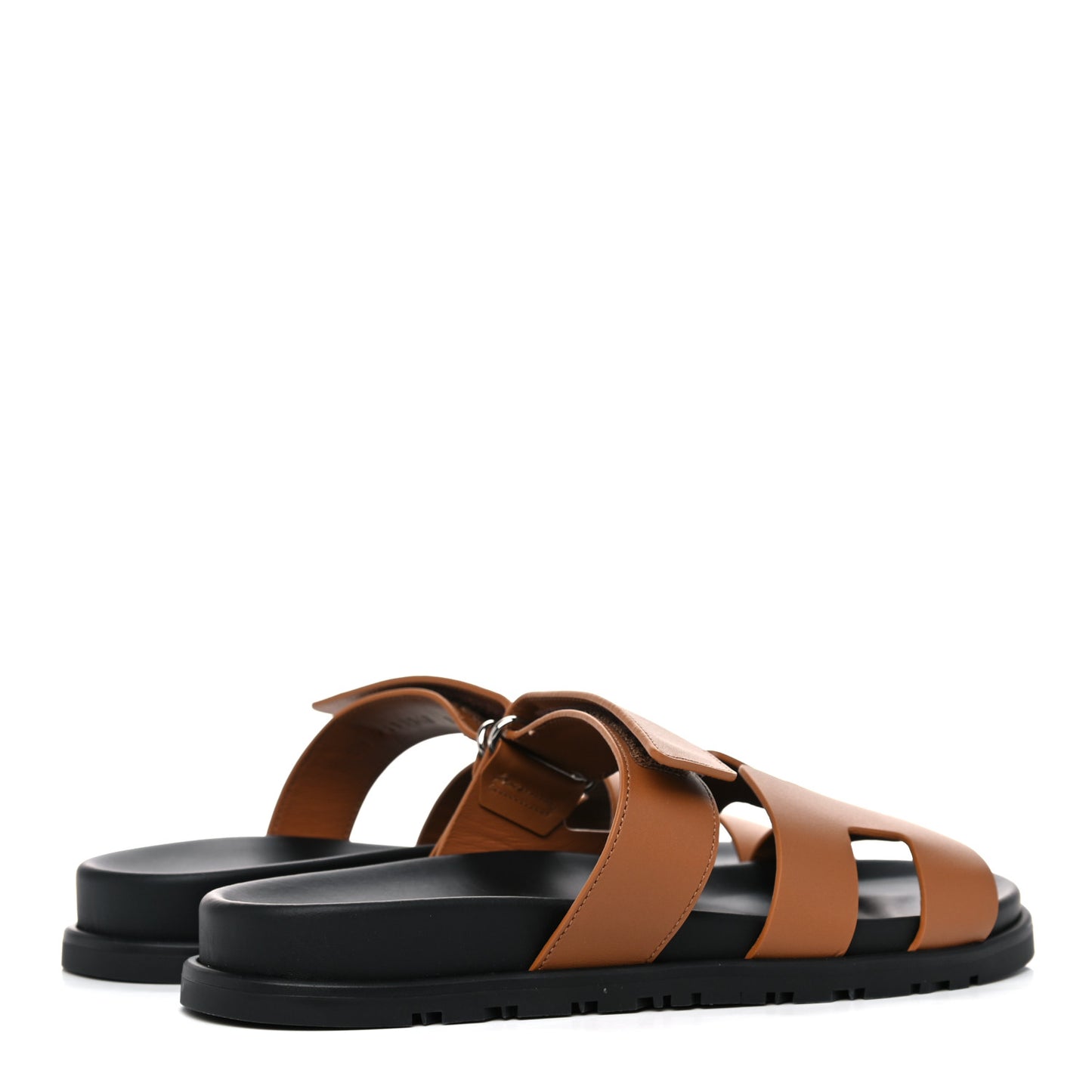 Calfskin Womens Chypre Sandals 38.5 Gold