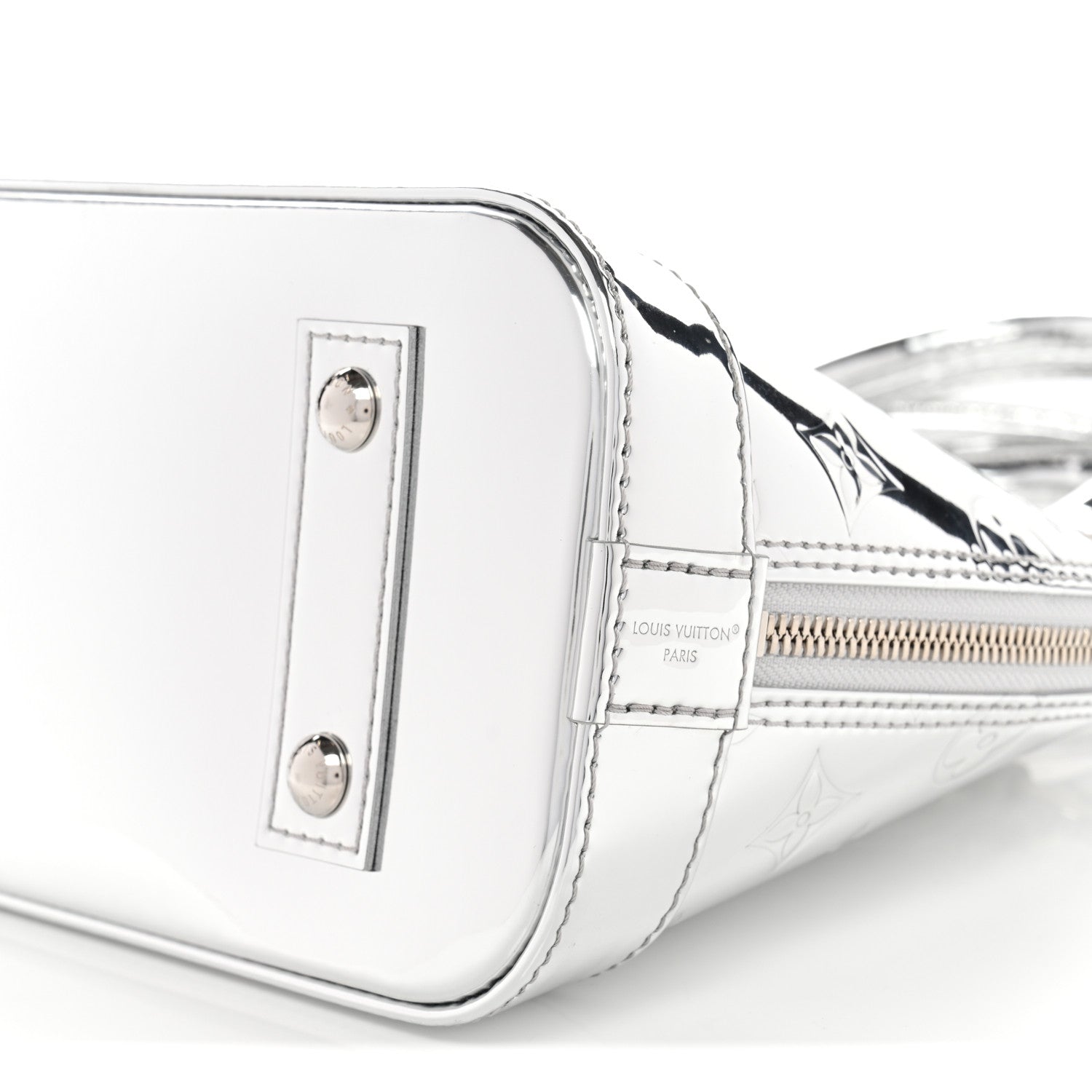 Louis Vuitton Monogram Miroir Alma BB Silver 9 of 9