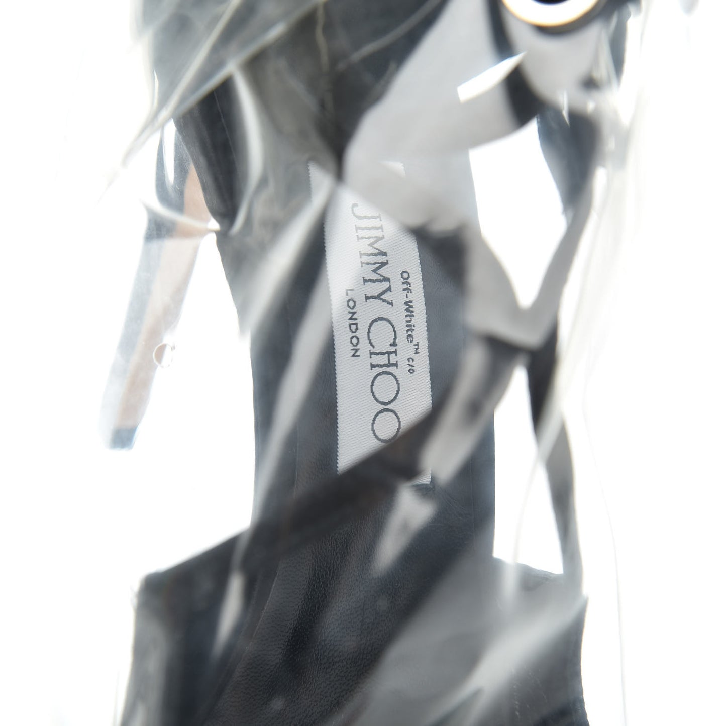 x OFF-WHITE Satin TPU Claire 100 Pumps 39.5 Black