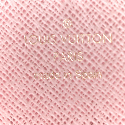 Louis Vuitton Damier Ebene Rosalie Coin Purse Rose Ballerine 6 of 14