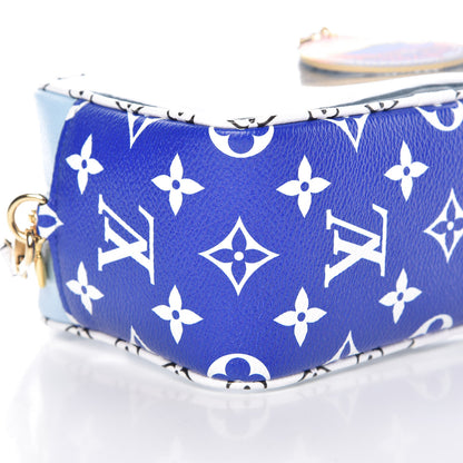 Louis Vuitton Monogram Giant Portofino Beach Pouch Blue 8 of 9