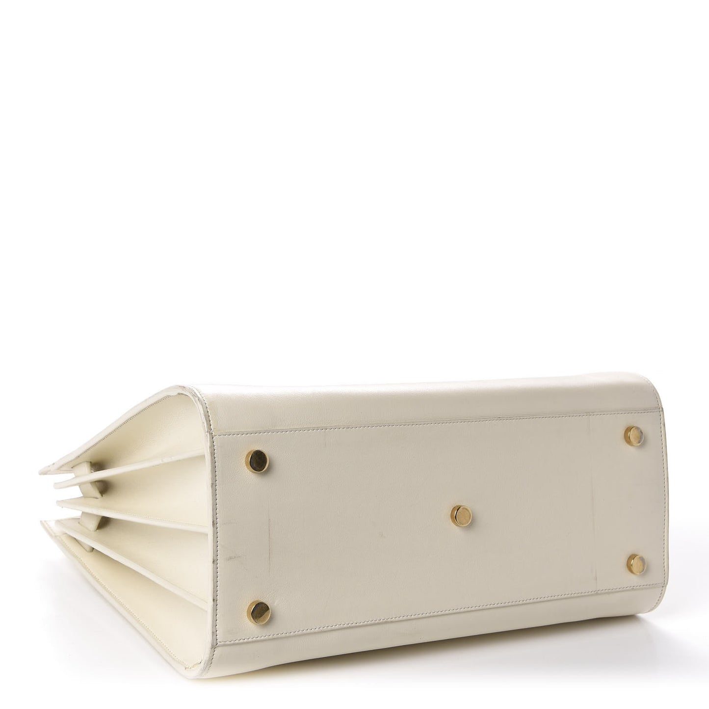 Calfskin Small Sac De Jour Dove White