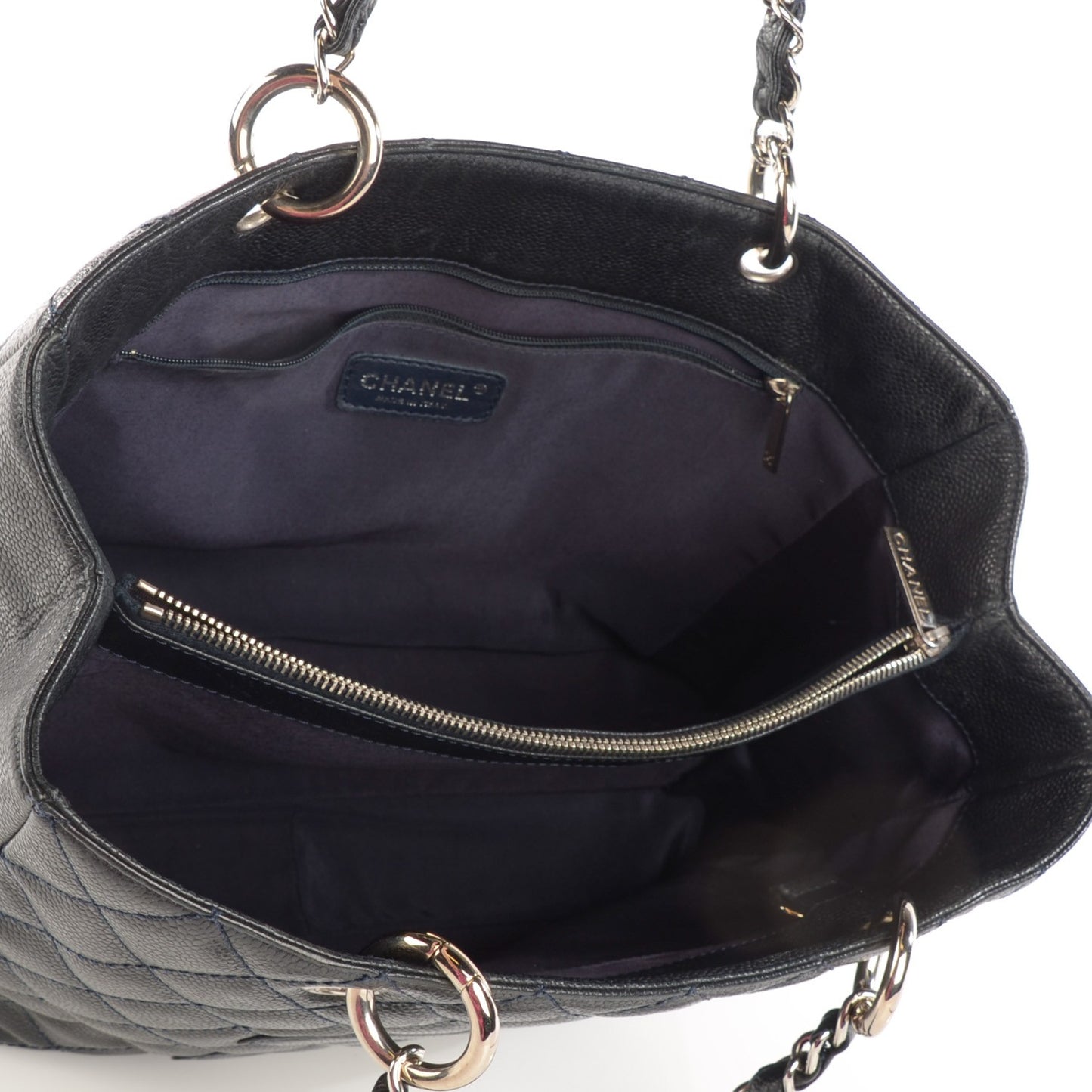 Caviar Grand Shopping Tote GST Navy