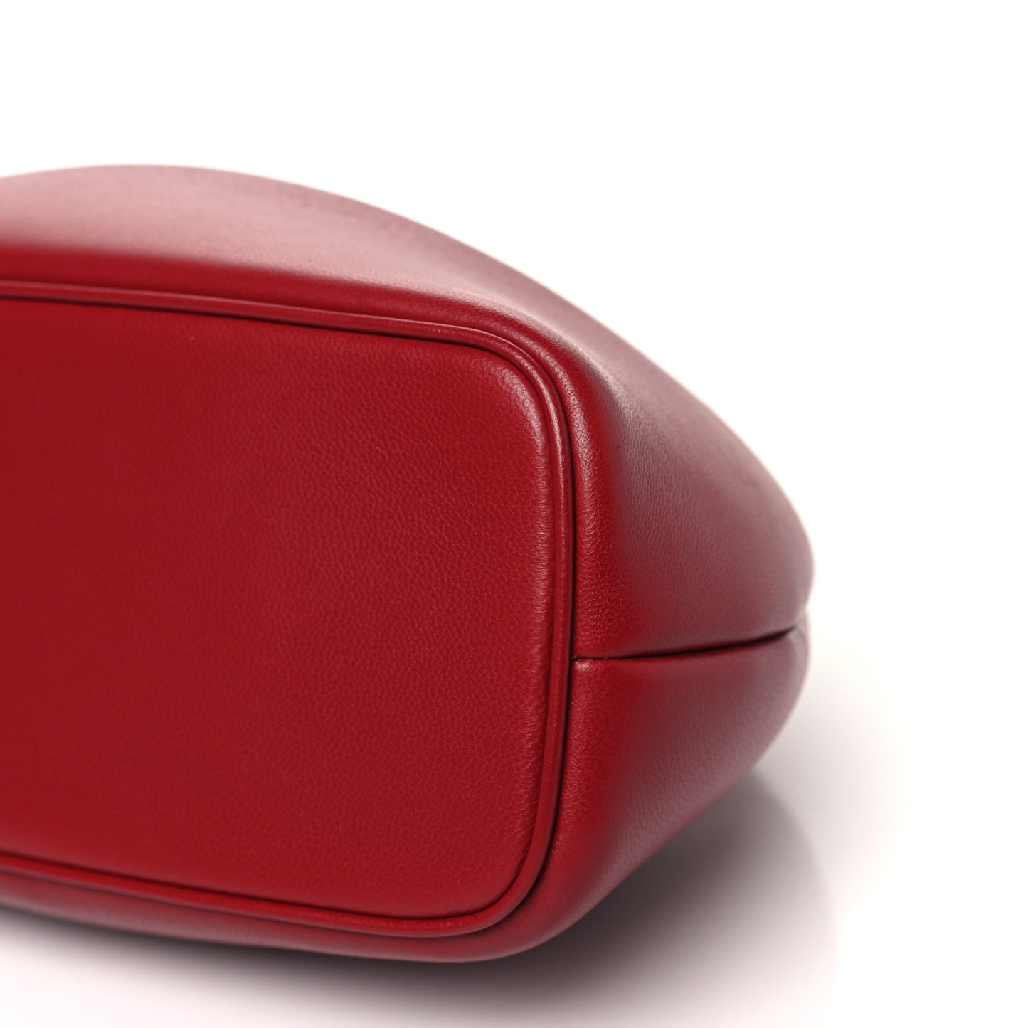 Lambskin Le Petit Calino Ring Top Handle Bag Dark Red
