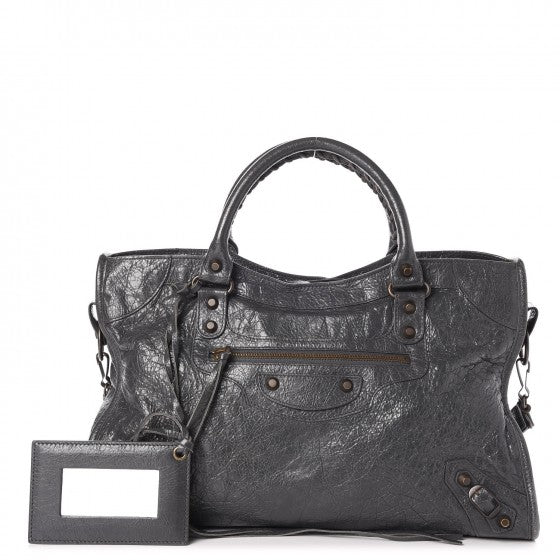 Balenciaga Agneau Classic Hardware City Gris Fossile 1 of 7