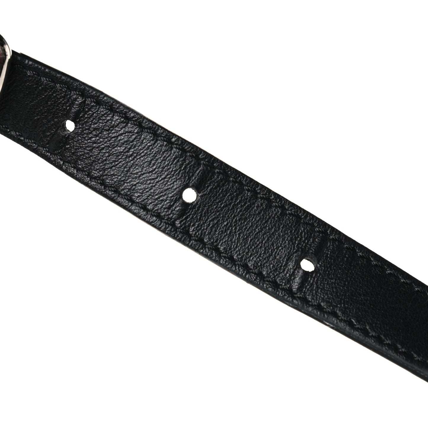 Calfskin Quilted CC Uniform Flap Belt Bag Black