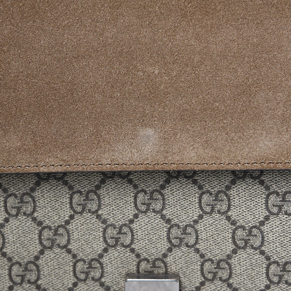 Gucci GG Supreme Monogram Medium Dionysus Shoulder Bag Taupe 7 of 12