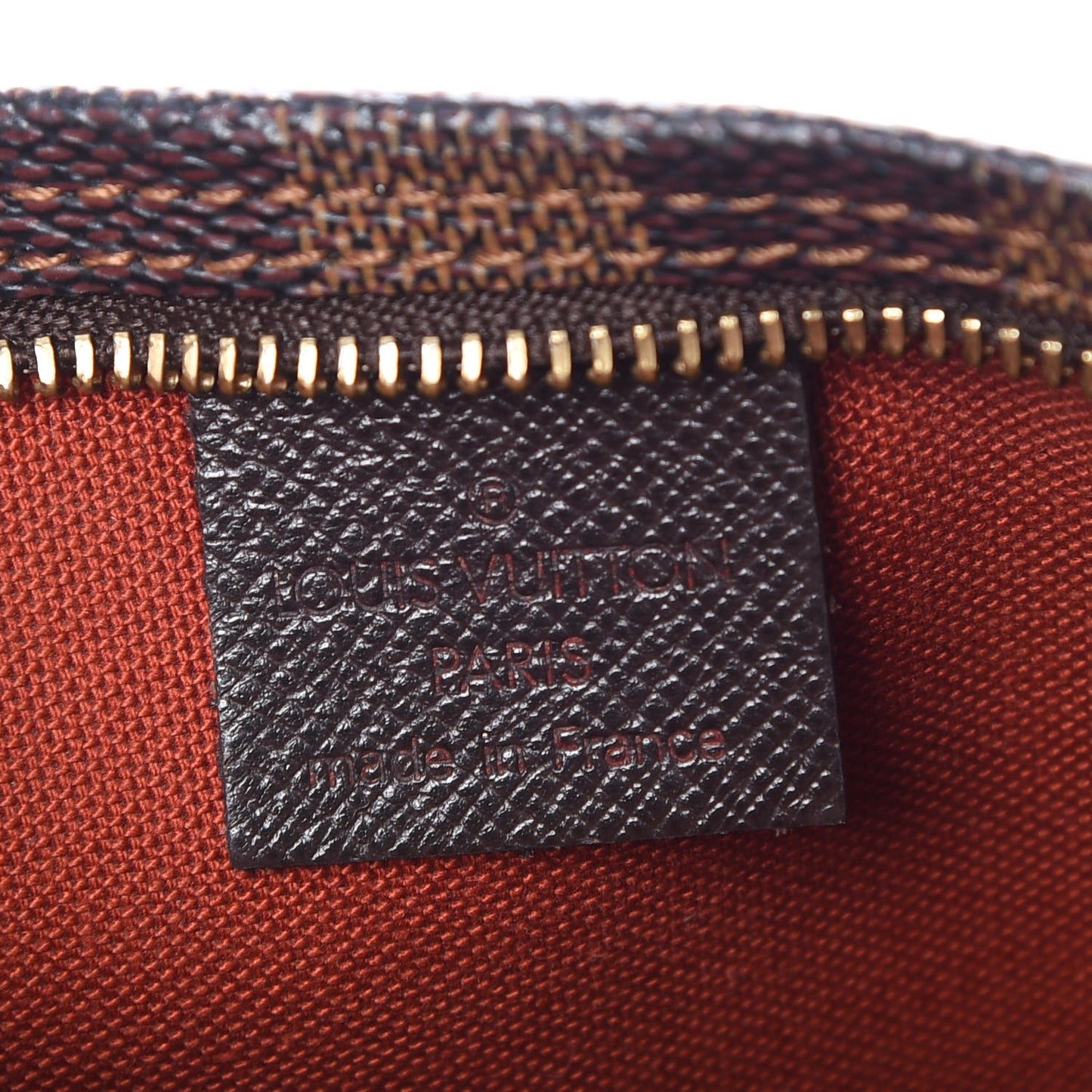 Damier Ebene Trousse Make Up Bag Pochette