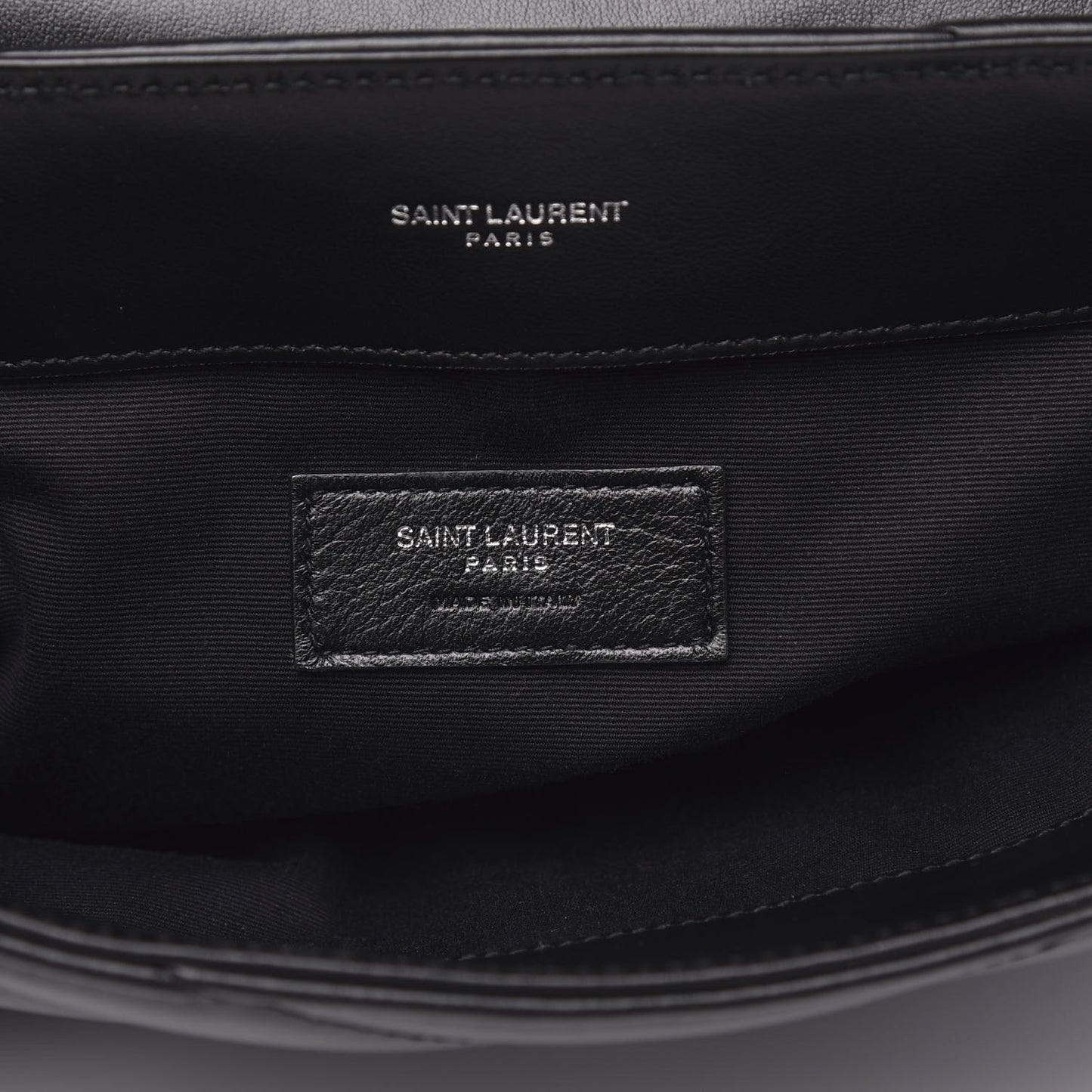 Calfskin Y Quilted Monogram Loulou Document Holder Black