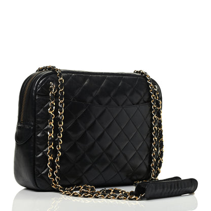 Chanel Lambskin Quilted Medium Camera Case Black 2 of 9