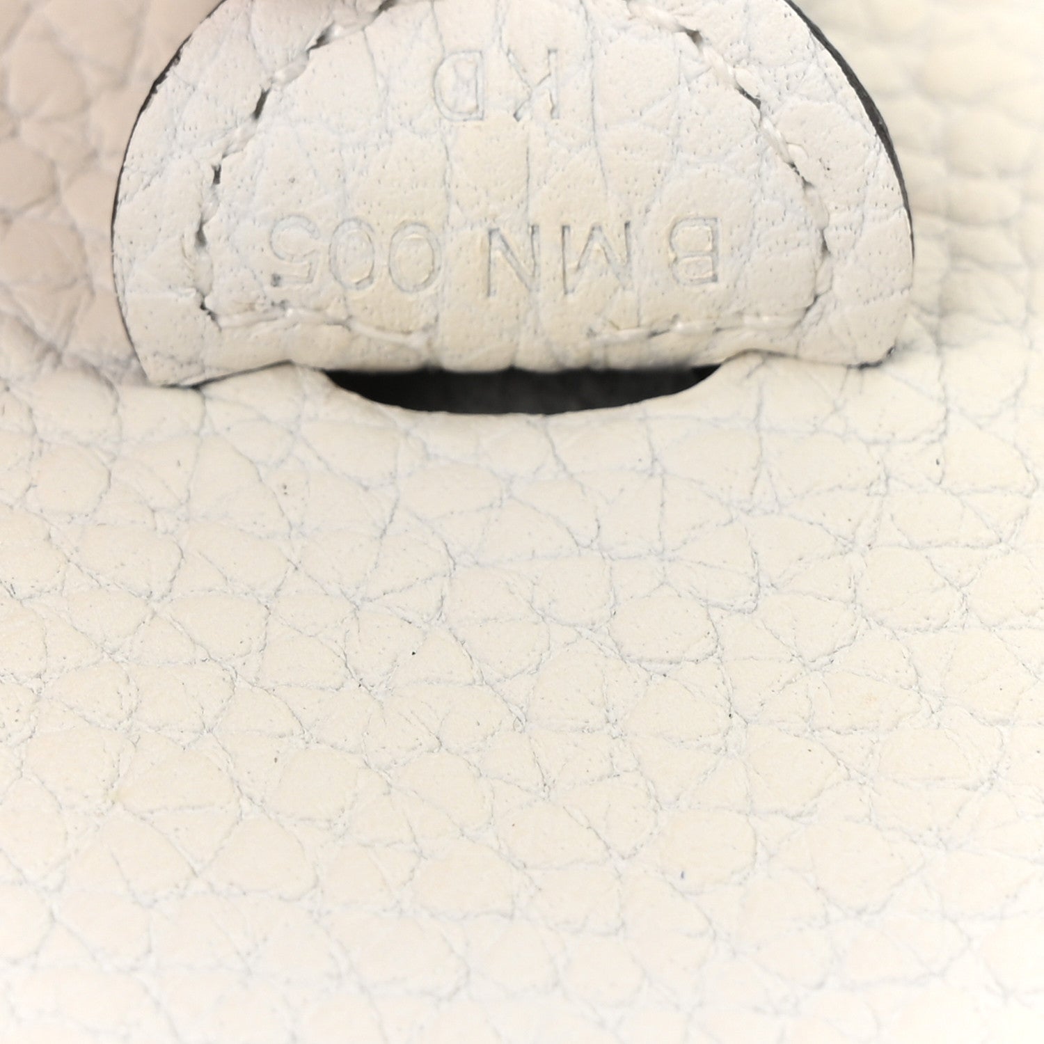 Hermes Taurillon Clemence Evelyne TPM New White 6 of 10