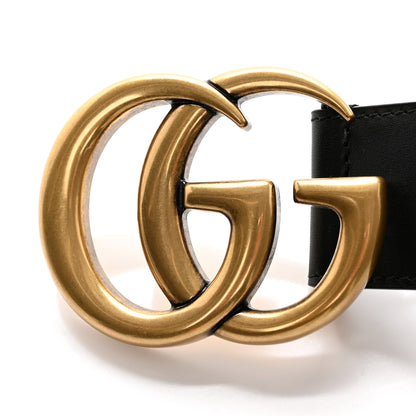 Gucci Calfskin Double G 40mm Belt 90 36 Black 6 of 9