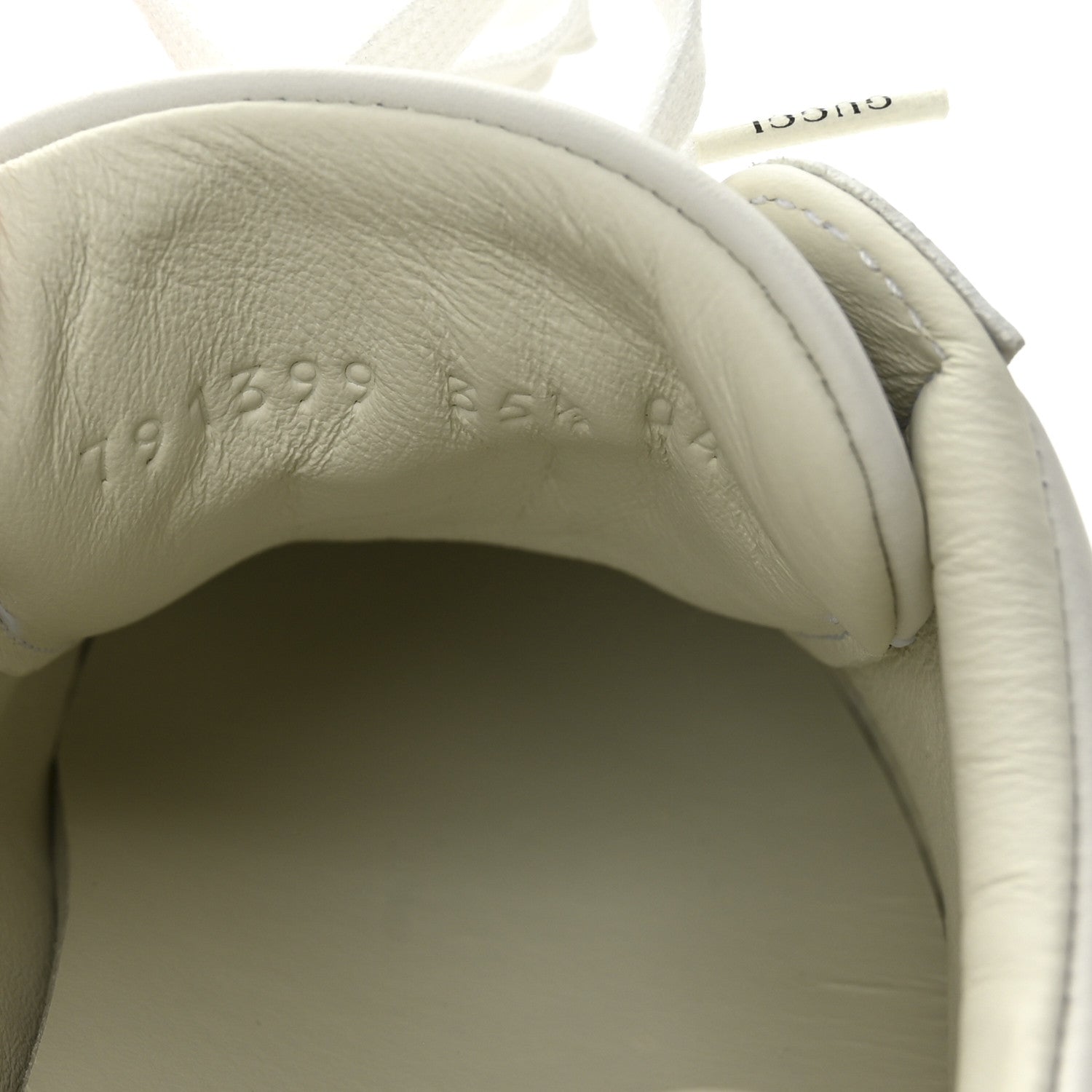 Gucci Ultralight Plume Calfskin Web Womens Ace Platform Sneakers 35.5 White 9 of 10