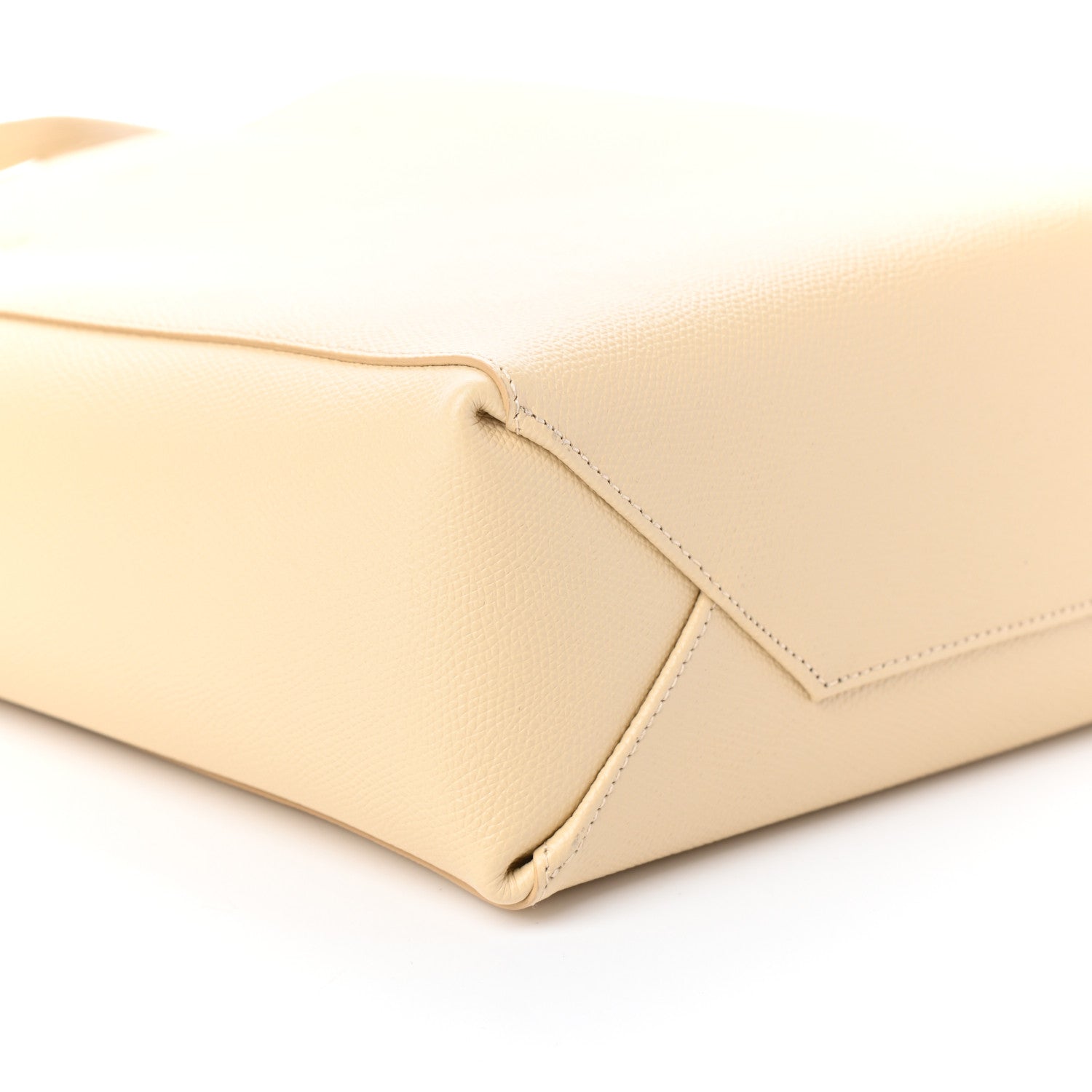 Celine Grained Calfskin Small Vertical Cabas Sand 8 of 9
