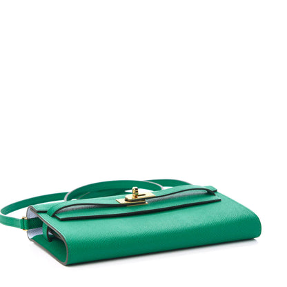 Hermes Epsom Kelly Wallet To Go Vert Jade Bleu Brume 4 of 10