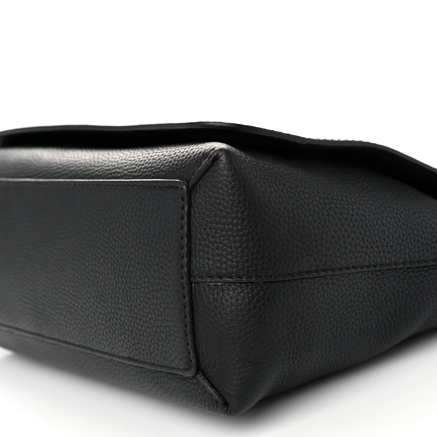 Signature Grain Medium Burleigh Crossbody Bag Black