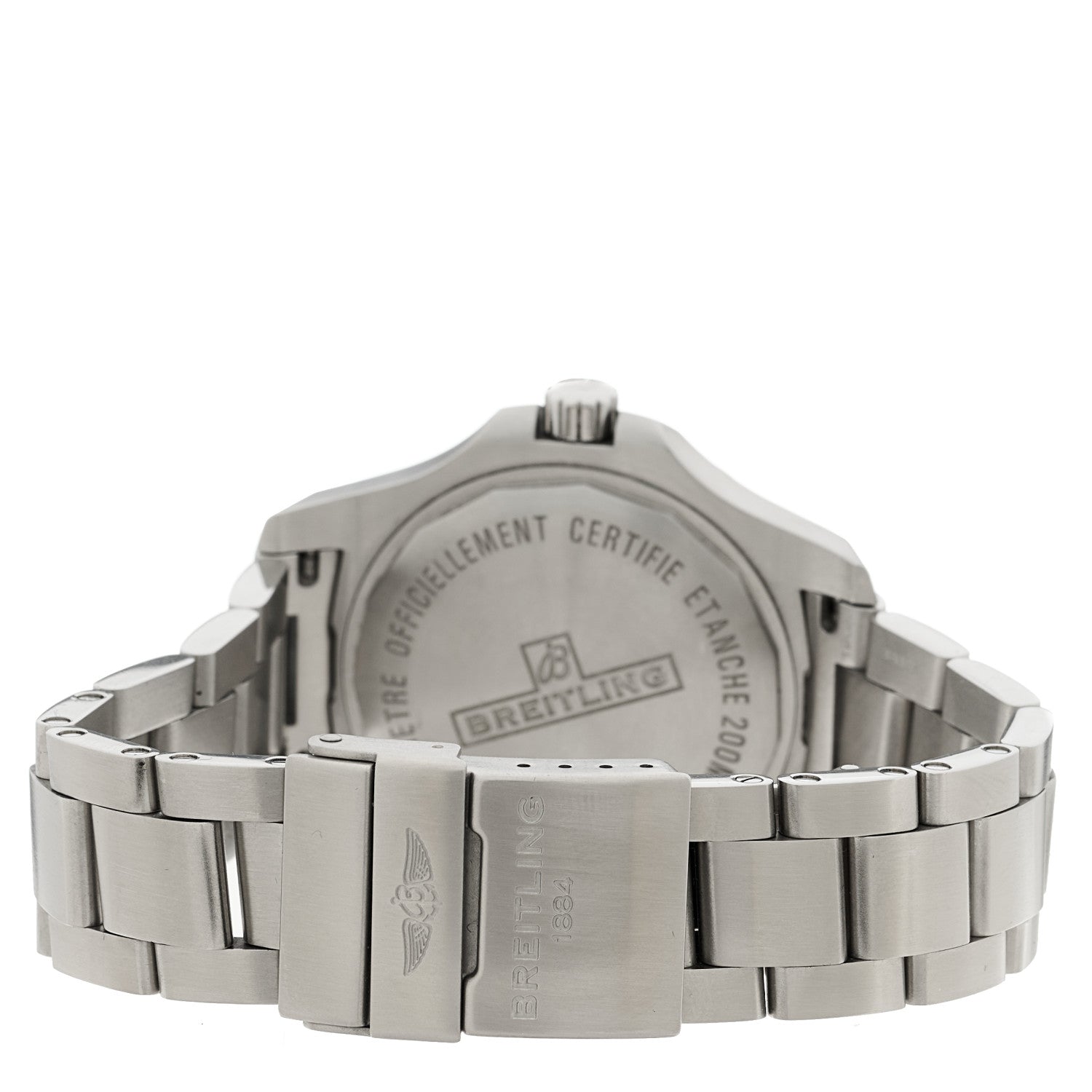 Breitling Stainless Steel 41mm Chronomat Colt Automatic Watch Silver A17313101G1A1 3 of 5