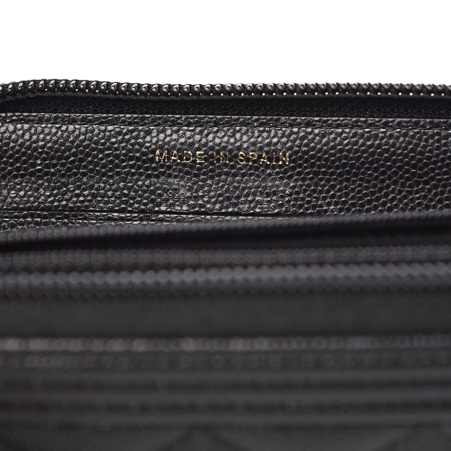 Chanel Caviar Quilted Small Boy Zip Around Wallet Black 7 of 9