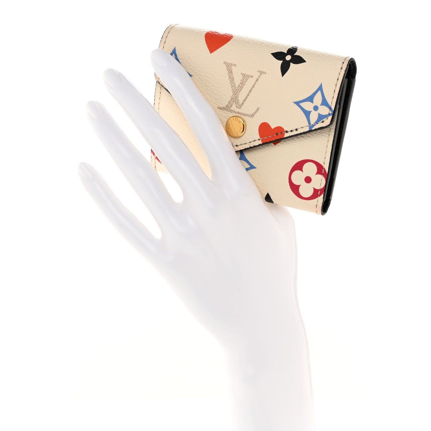 Game On Monogram Zoe Wallet White