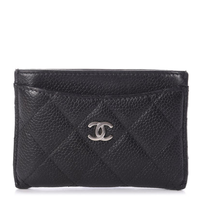 Chanel Caviar Quilted Card Holder Black 1 of 7