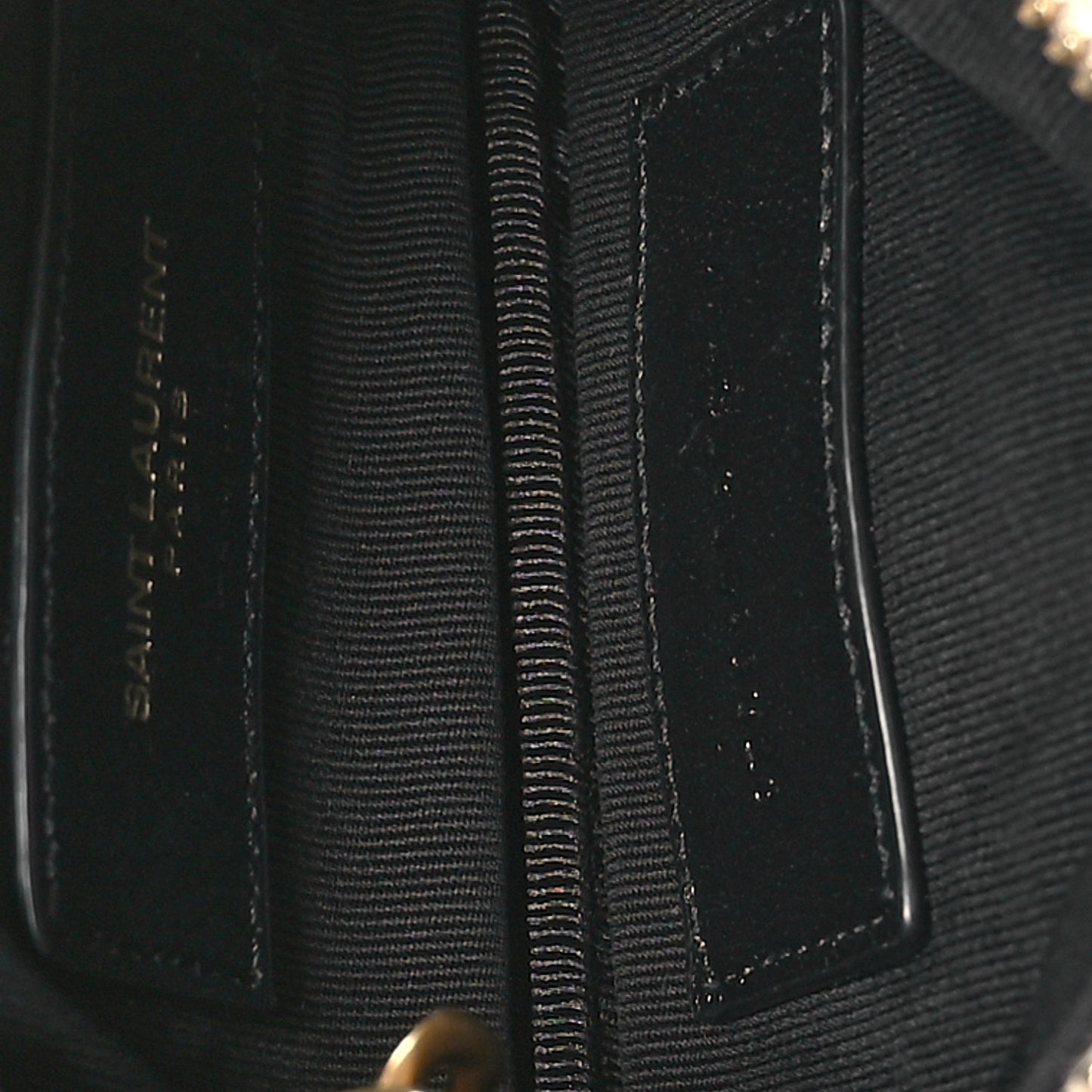 Calfskin Matelasse Monogram Key Pouch Light Taupe