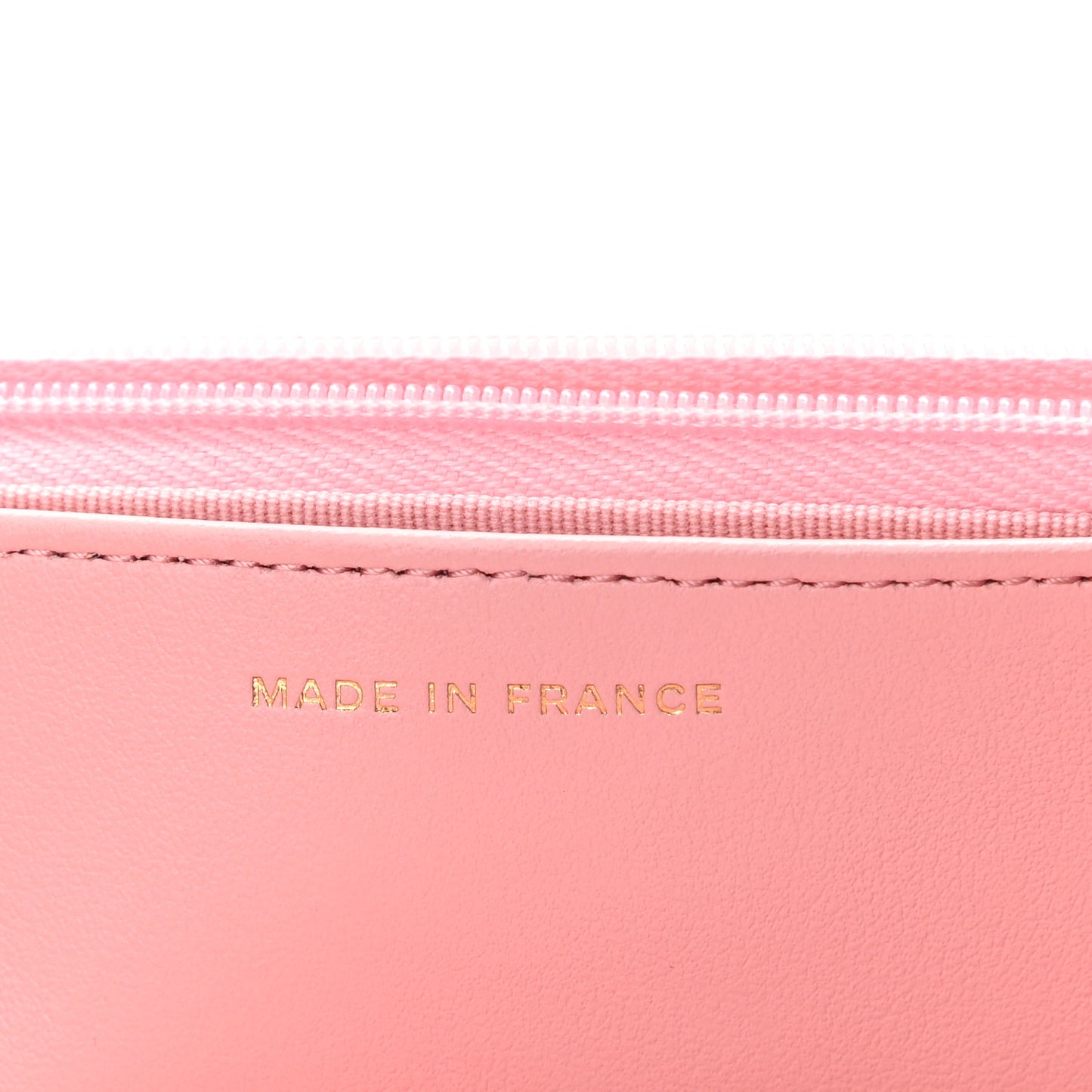Caviar Quilted Wallet on Chain WOC Light Pink
