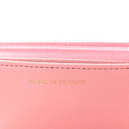 Chanel Caviar Quilted Wallet on Chain WOC Light Pink 6 of 11