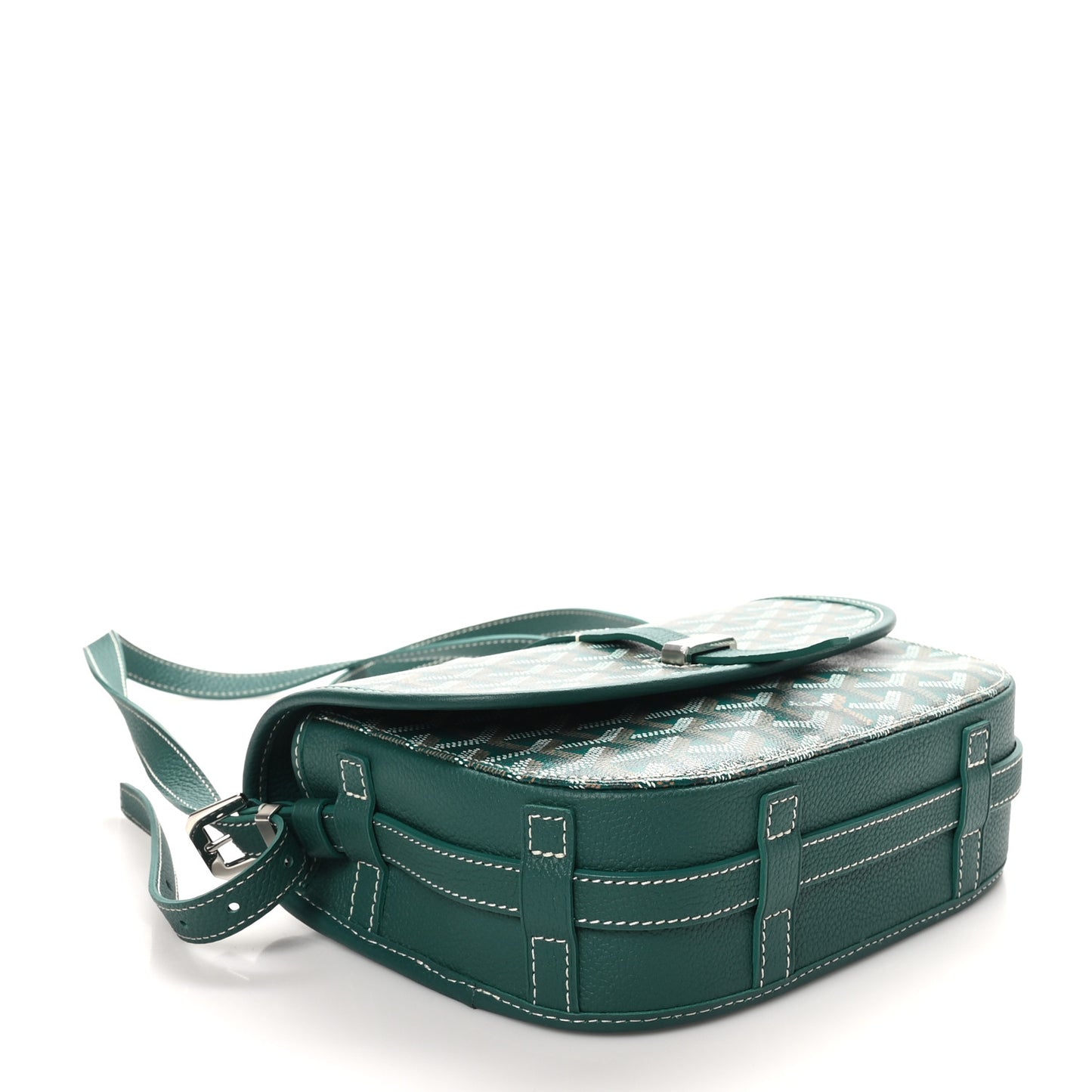 Goyardine Belvedere II PM Messenger Bag Green