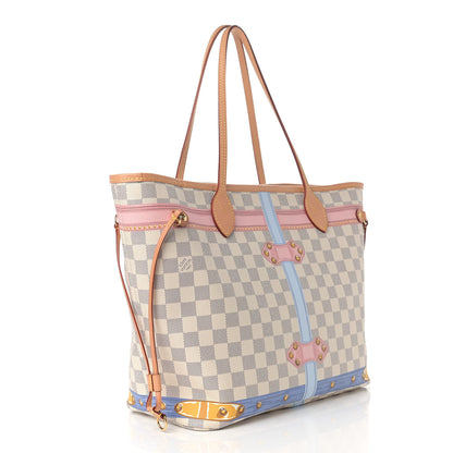 Louis Vuitton Damier Azur Summer Trunks Neo Neverfull MM 4 of 10