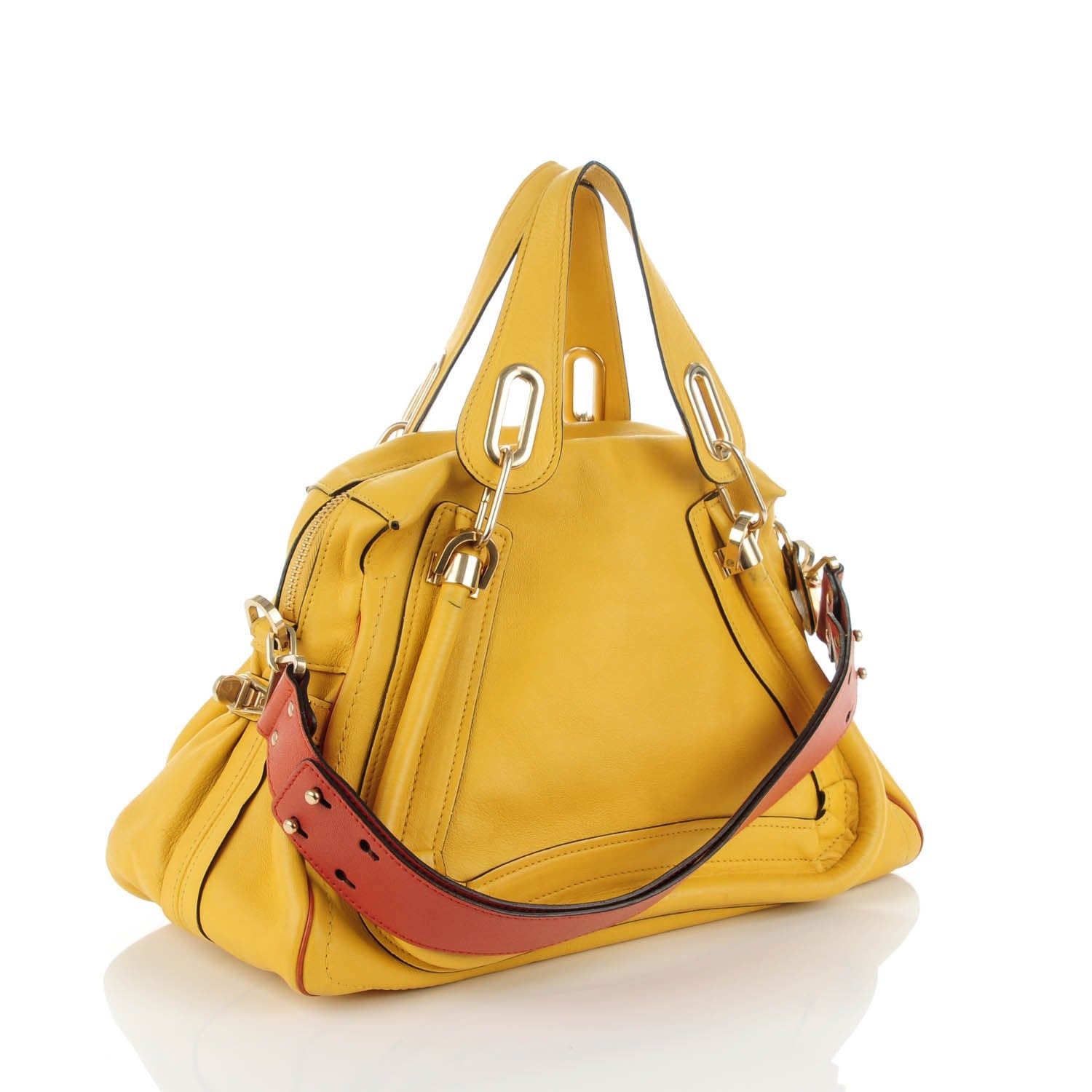 Chloe Calfskin Medium Military Paraty Citrus Grove 3 of 10