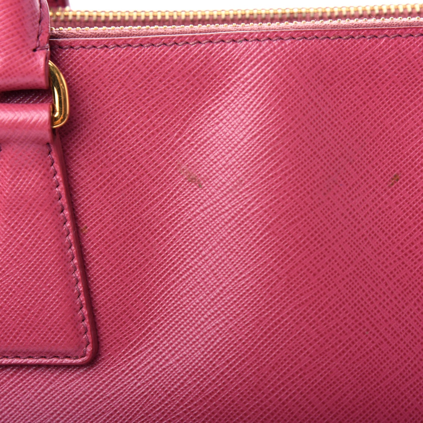 Saffiano Small Galleria Double Zip Tote Peonia