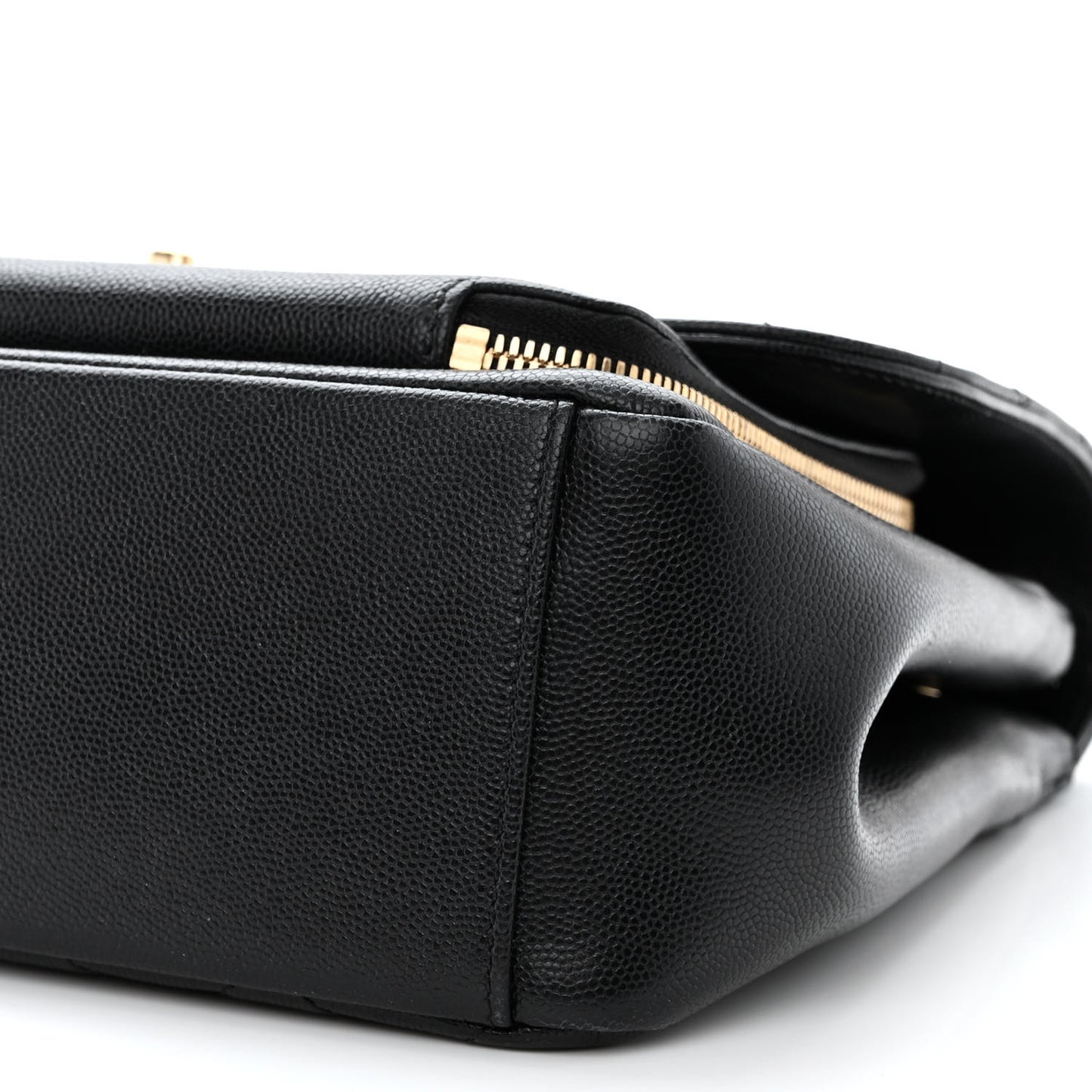 Caviar Quilted Large Business Affinity Flap Black
