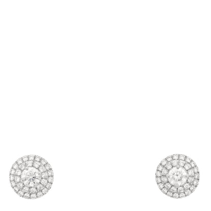 Tiffany Platinum Diamond .60ctw Soleste Earrings 1 of 5