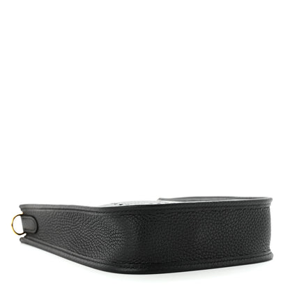 Hermes Taurillon Clemence Evelyne TPM Black 4 of 11
