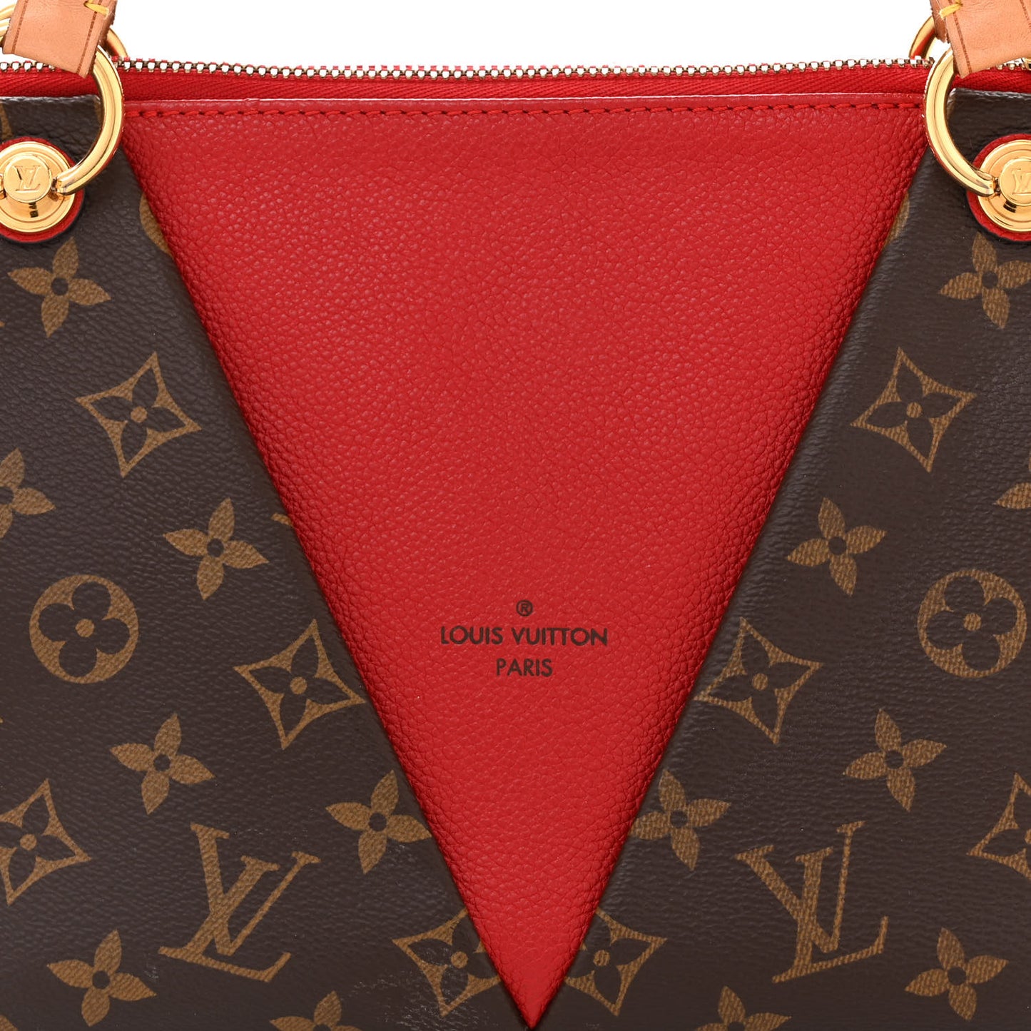 Monogram V Tote BB Cherry