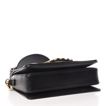 Christian Dior Calfskin Studded Floral Dio(r)evolution Flap Bag Black 4 of 13