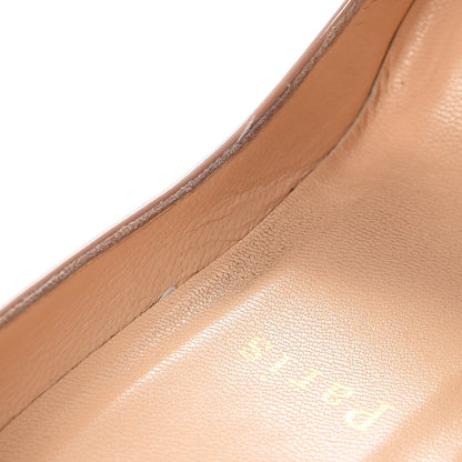 Christian Louboutin Patent Pigalle 100 Pumps 34 Nude 13 of 14