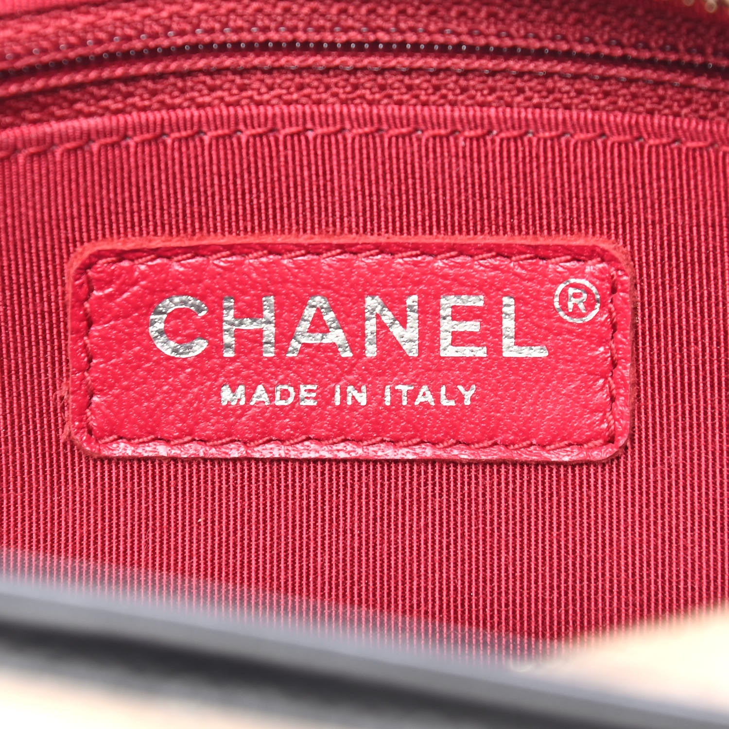 Chanel Aged Calfskin Quilted Medium Gabrielle Hobo Beige Black 6 of 9