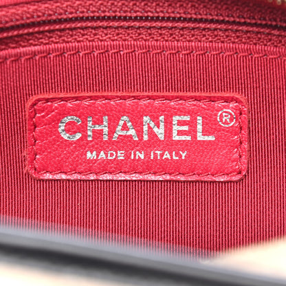 Chanel Aged Calfskin Quilted Medium Gabrielle Hobo Beige Black 6 of 9