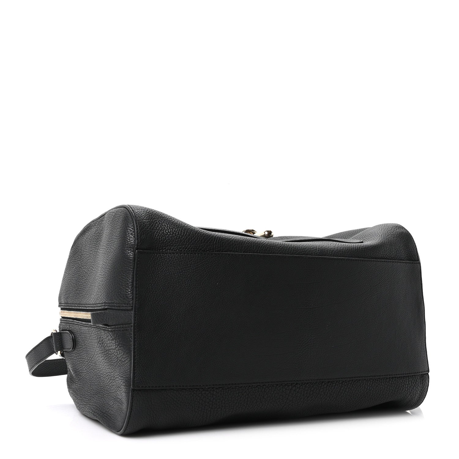 Balenciaga Grained Calfskin Tube Boston Bag Black 1848005