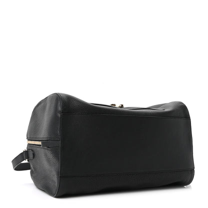 Balenciaga Grained Calfskin Tube Boston Bag Black 5 of 11